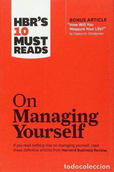 Libros: HBR's 10 Must Reads on Managing Yourself- 9781422157992