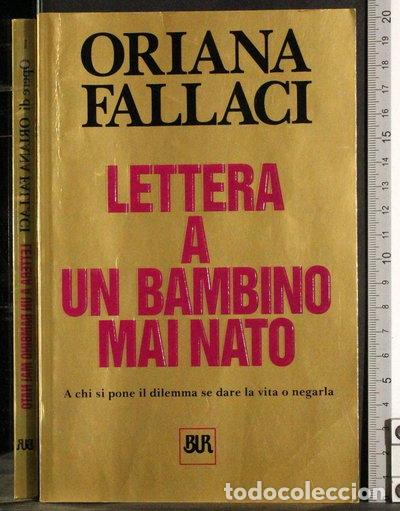 Livres: Lettera a un bambino mai nato- 9788817150101