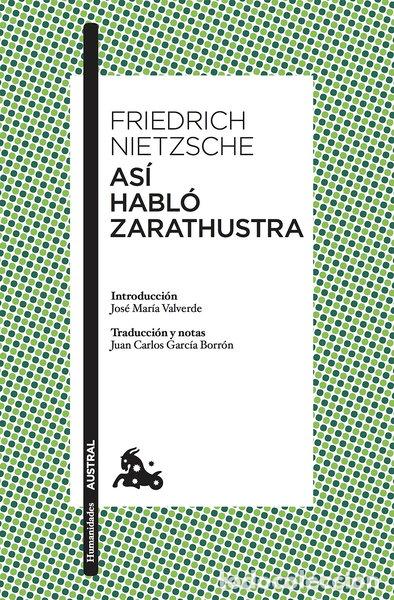Livres: As&iacute; habl&oacute; Zaratustra- 9788408176534