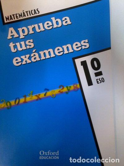 books: Aprueba tus Ex&aacute;menes: Matem&aacute;ticas 1&ordm; ESO Cuaderno de Ejercicios- 9788467331882
