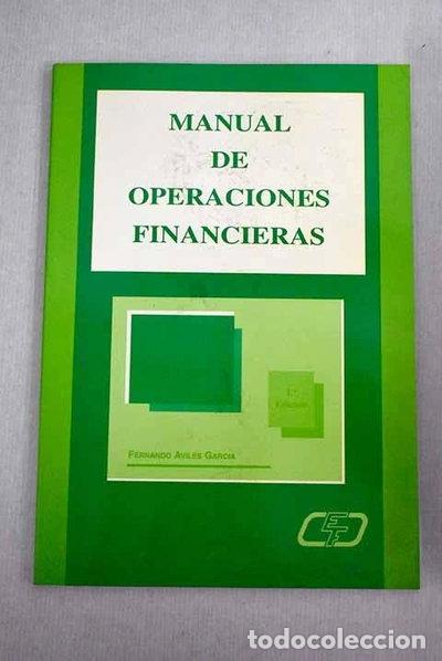 Livros em segunda m&atilde;o: Manual de operaciones financieras- 9788445405321