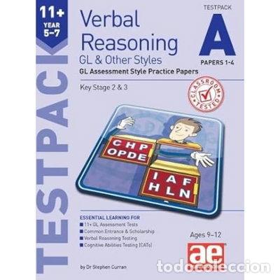 Libros: 11+ Verbal Reasoning Year 5-7 GL & Other Styles Testpack A Papers 1-4- 9781911553311