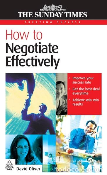 Libros: How to Negotiate Effectively- 9780749448202