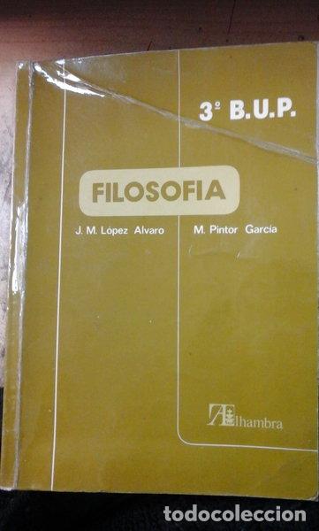 books: Filosof&iacute;a 3&ordm; BUP- 9788420509730