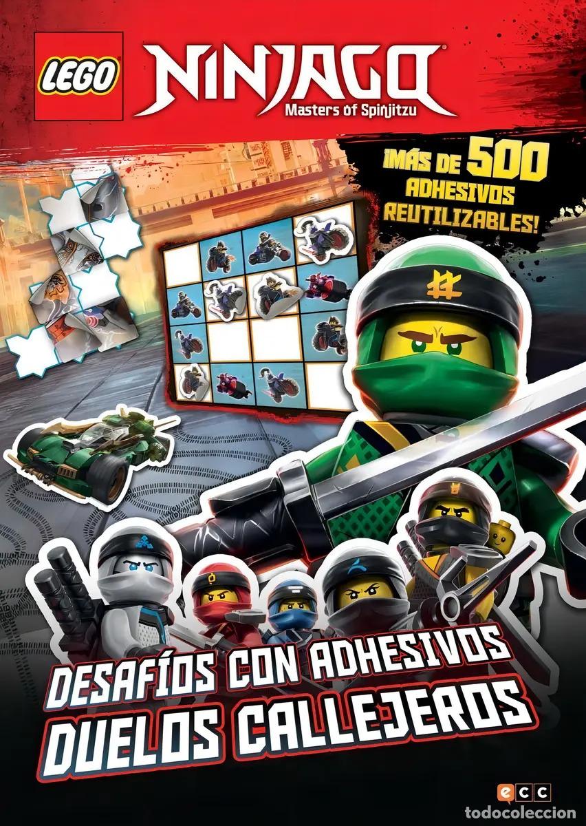 Livres: LEGO Ninjago. Desaf&iacute;os con adhesivos. Duelos callejeros - LEGO