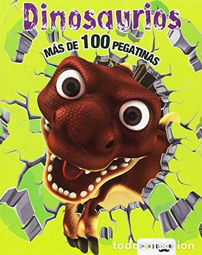 Libri di seconda mano: DINOSAURIOS CON PEGATINAS 96 PAGINAS PARA COLOREAR - INFANTIL