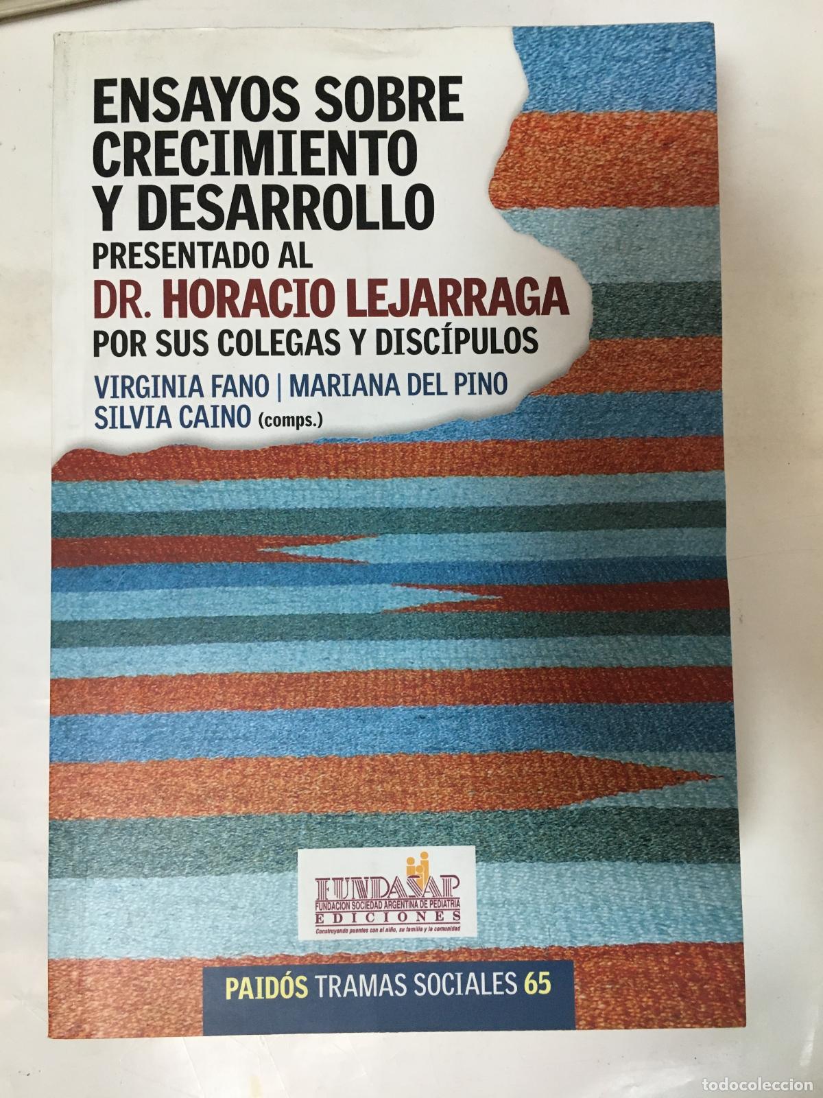 books: ENSAYO SOBRE CRECIMIENTO Y DESARROLLO - VIRGINIA FANO