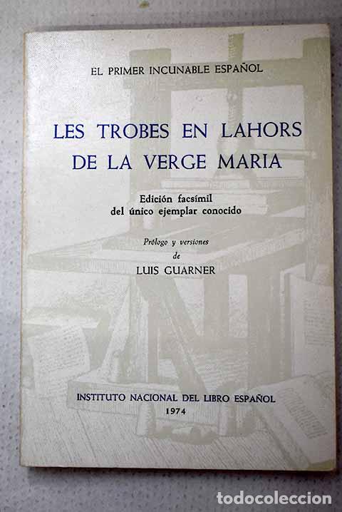books: Les trobes en lahors de la verge maria