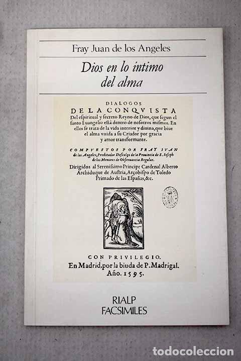 books: Dios en lo &iacute;ntimo del alma.- De Los Angeles, Fray Juan