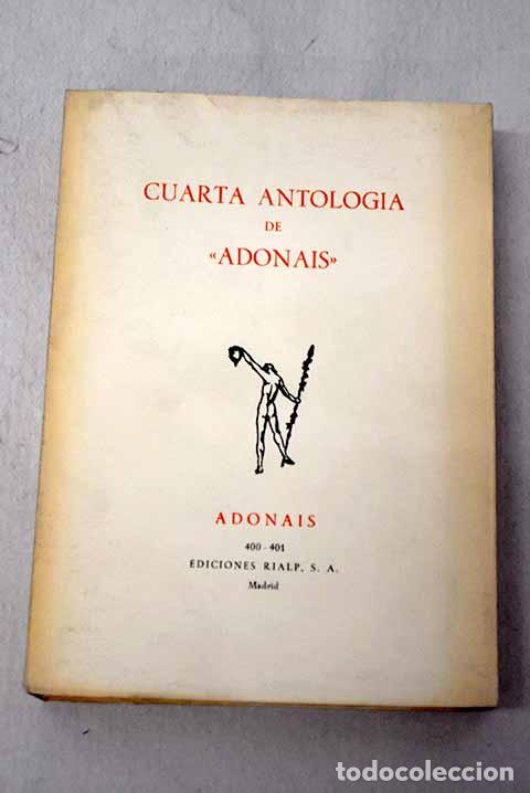 Libros: Cuarta antolog&iacute;a de Adonais
