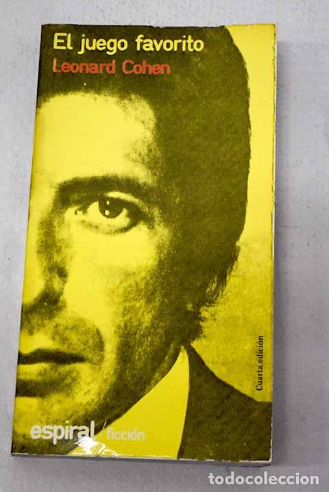 Libros: El juego favorito: Cohen, Leonard.- Cohen, Leonard
