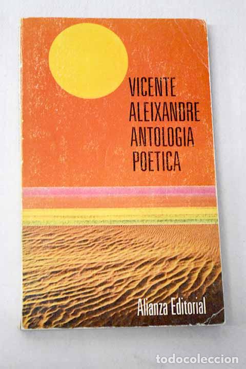Libros: Antolog&iacute;a po&eacute;tica: Aleixandre, Vicente.- Aleixandre, Vicente