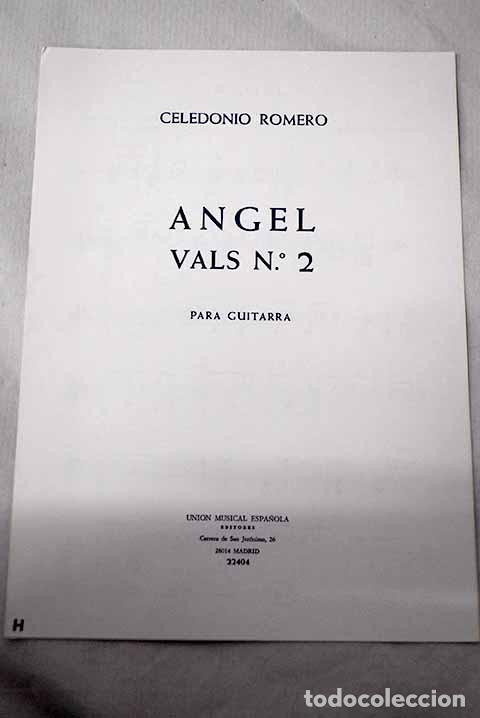 B&uuml;cher: Angel: vals n. 2 para guitarra.- Romero, Celedonio