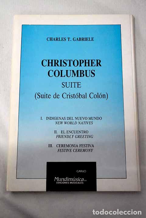 Libros: Christopher Columbus: suite (Suite de Crist&oacute;bal Col&oacute;n).- Gabriele, Charles T.