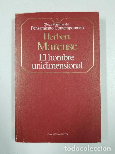 Libros: El hombre unidimensional- 9788439500049