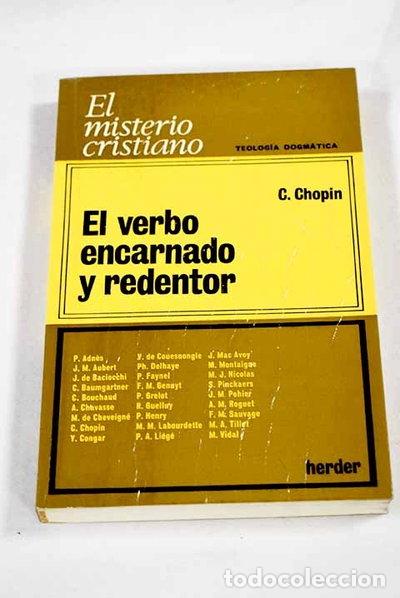 Livres: El verbo encarnado y redentor- 9788425408687