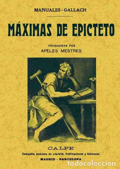 Livres: M&aacute;ximas de Epicteto- 9788490013502