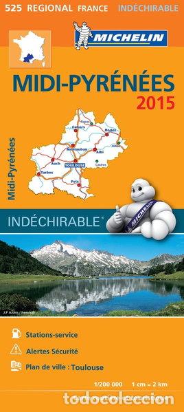 Libros: Michelin Map France Regional: Midi-Pyr&eacute;n&eacute;es 525- 9782067199767