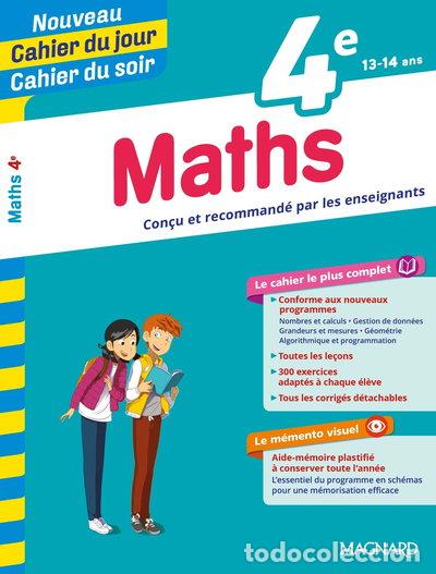Livres: Maths 4e - Cahier du jour Cahier du soir- 9782210762374