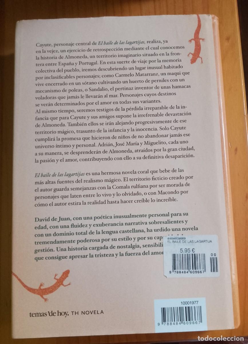 Libros: EL BAILE DE LAS LAGARTIJAS - DAVID DE JUAN MARCOS - Foto 2