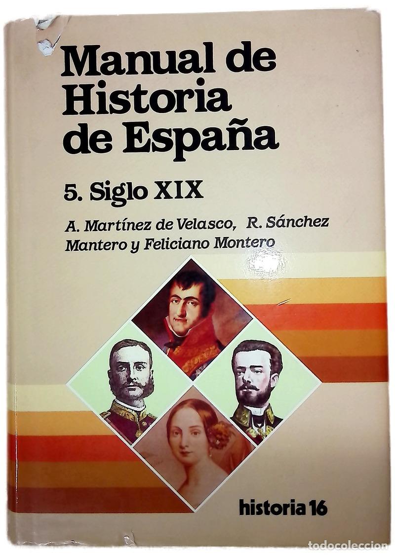 Livros em segunda m&atilde;o: Manual de historia de España, tomo 5: Siglo XIX