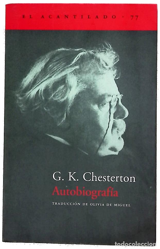 Libros: Autobiograf&iacute;a - Chesterton, G. K