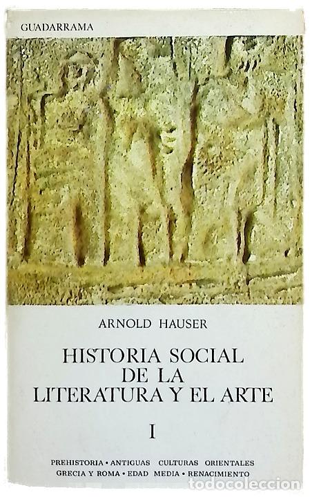 Libros: Historia social de la literatura y el arte 1