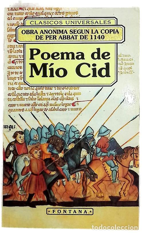 Libros: Poema de M&iacute;o Cid obra an&oacute;nima seg&uacute;n la copia de Per Abbat de 1140