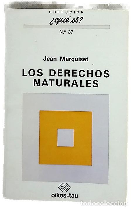 books: Los derechos naturales - Marquiset, Jean