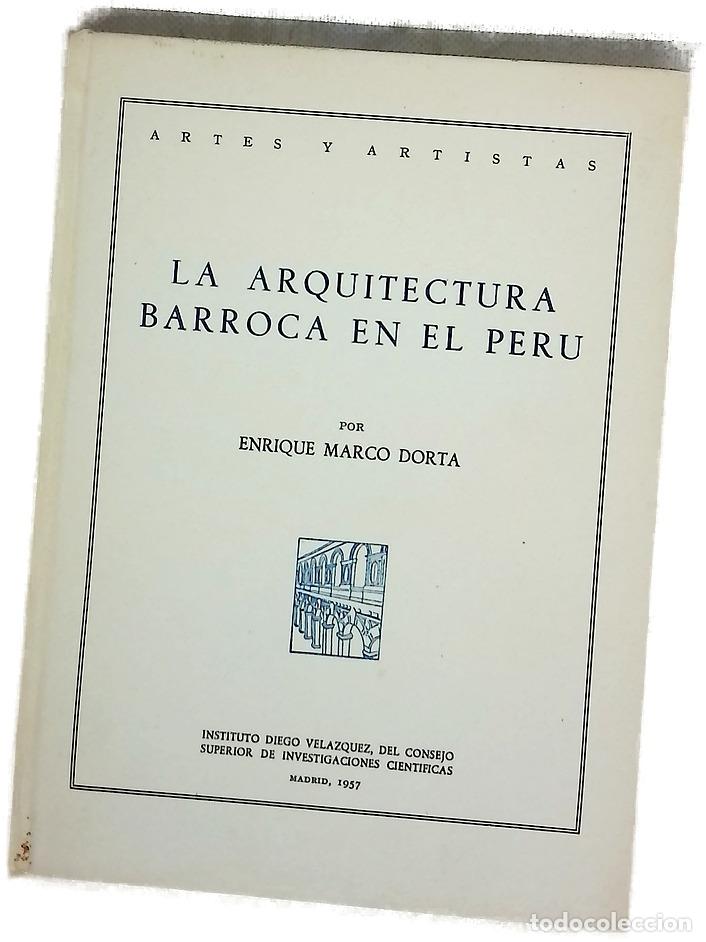 Libros: La arquitectura barroca en el Per&uacute;