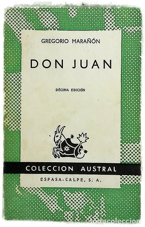 Livres: Don Juan - Mara&ntilde;&oacute;n, Gregorio