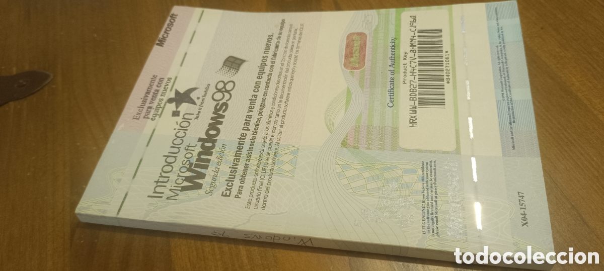Libros: Manual instrucciones Windows 98 original
