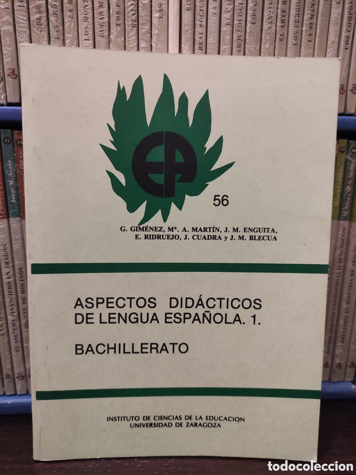 Libros: Aspectos did&aacute;cticos de la Lengua espa&ntilde;ola 1. - Gaudioso Gim&eacute;nez