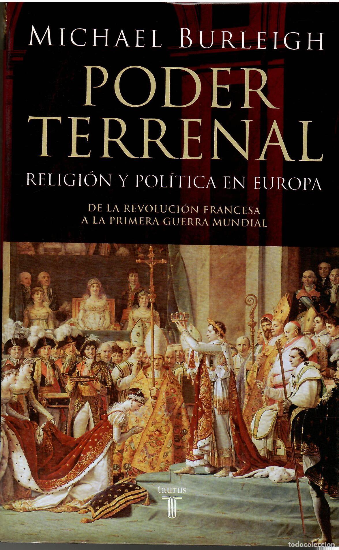 Libros: Poder terrenal, religi&oacute;n y pol&iacute;tica en Europa. De la revoluci&oacute;n francesa a la primera guerra mundial