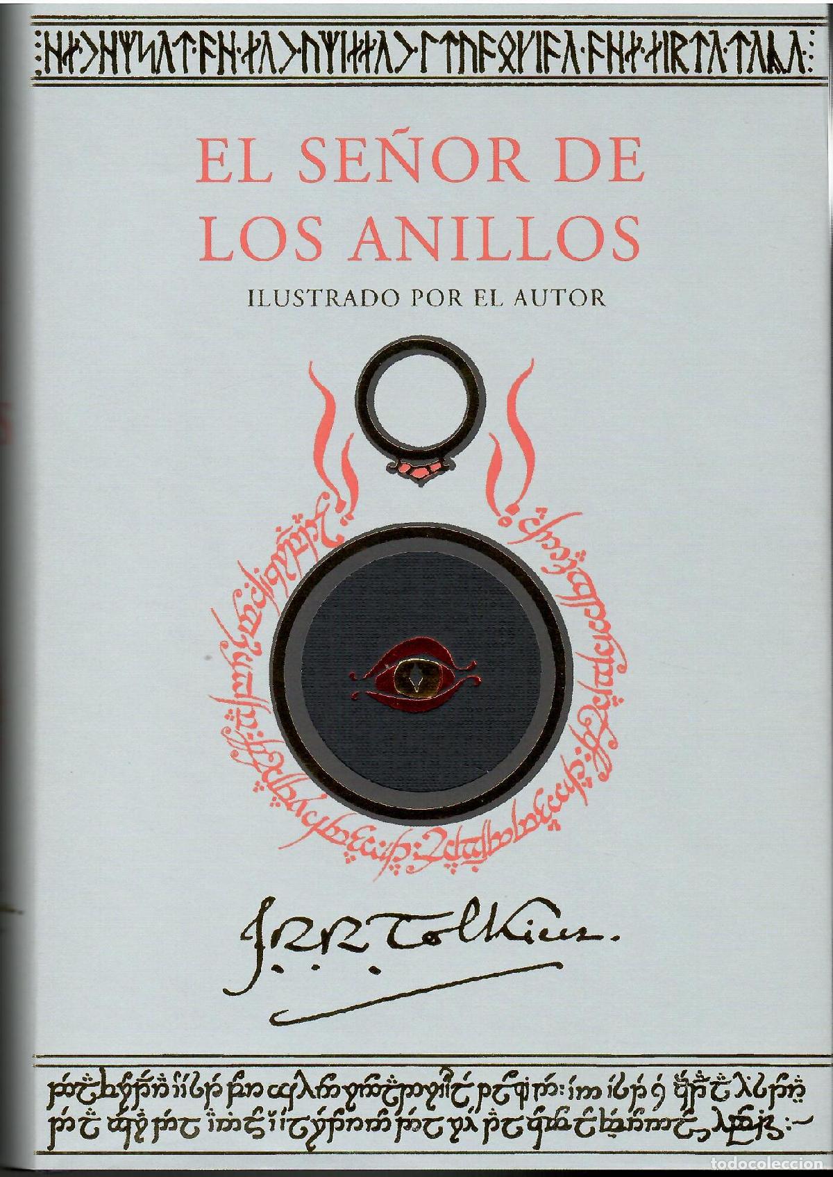Libros: El se&ntilde;or de los anillos. Ilustrado por el autor. - J.R.R. Tolkien.