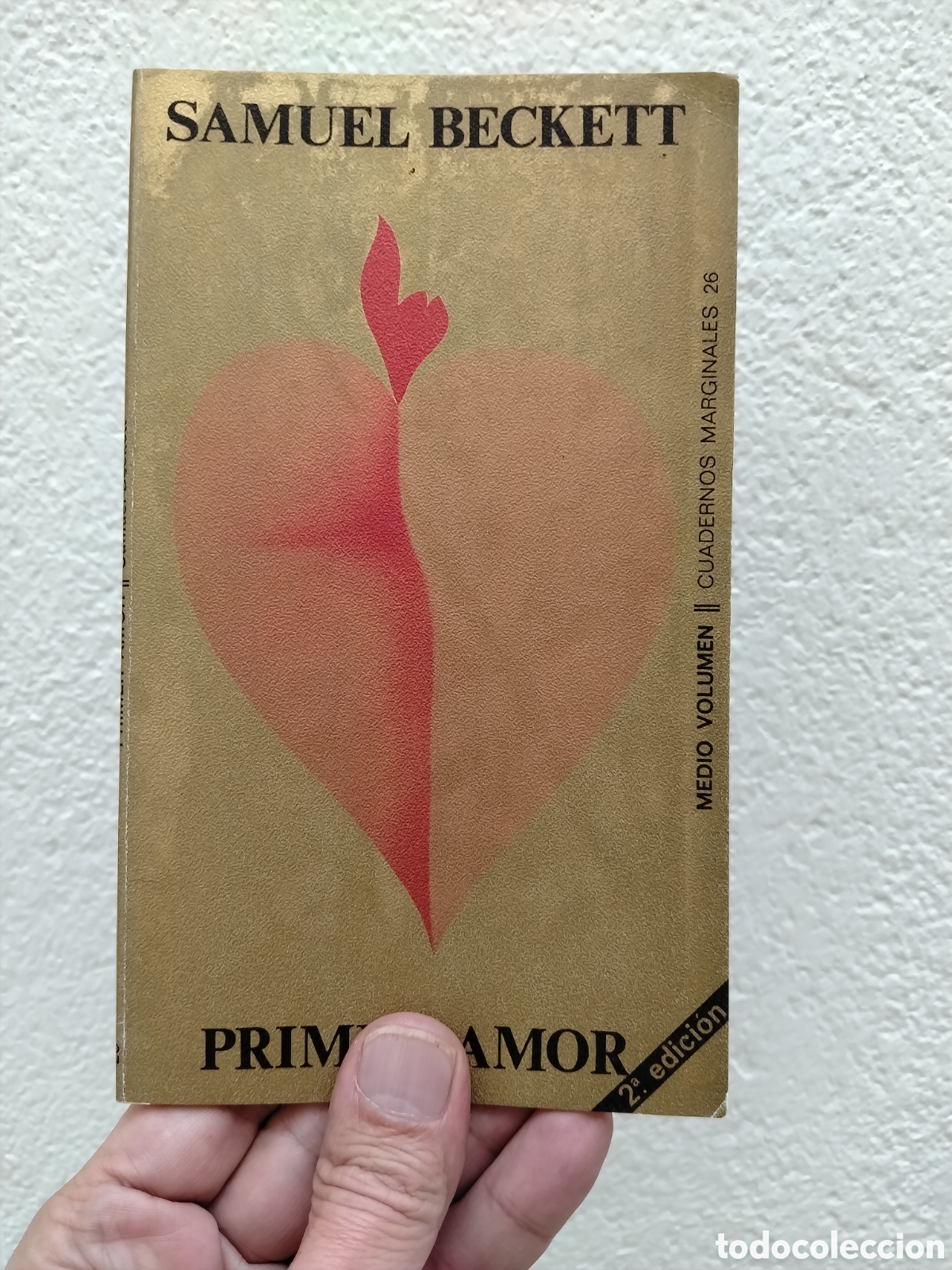 Libros: SAMUEL BECKETT. PRIMER AMOR. TUSQUETS MARGINALES.
