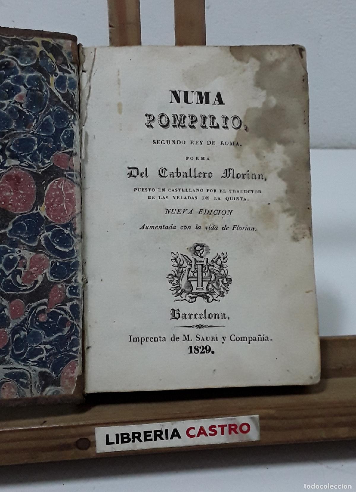Livres: Numa Pompilio, Segundo Rey de Roma - Caballero Flori&aacute;n.