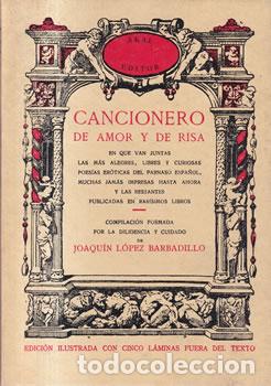 Libros: Cancionero de amor y de risa - Joaqu&iacute;n L&oacute;pez Barbadillo (Comp.)