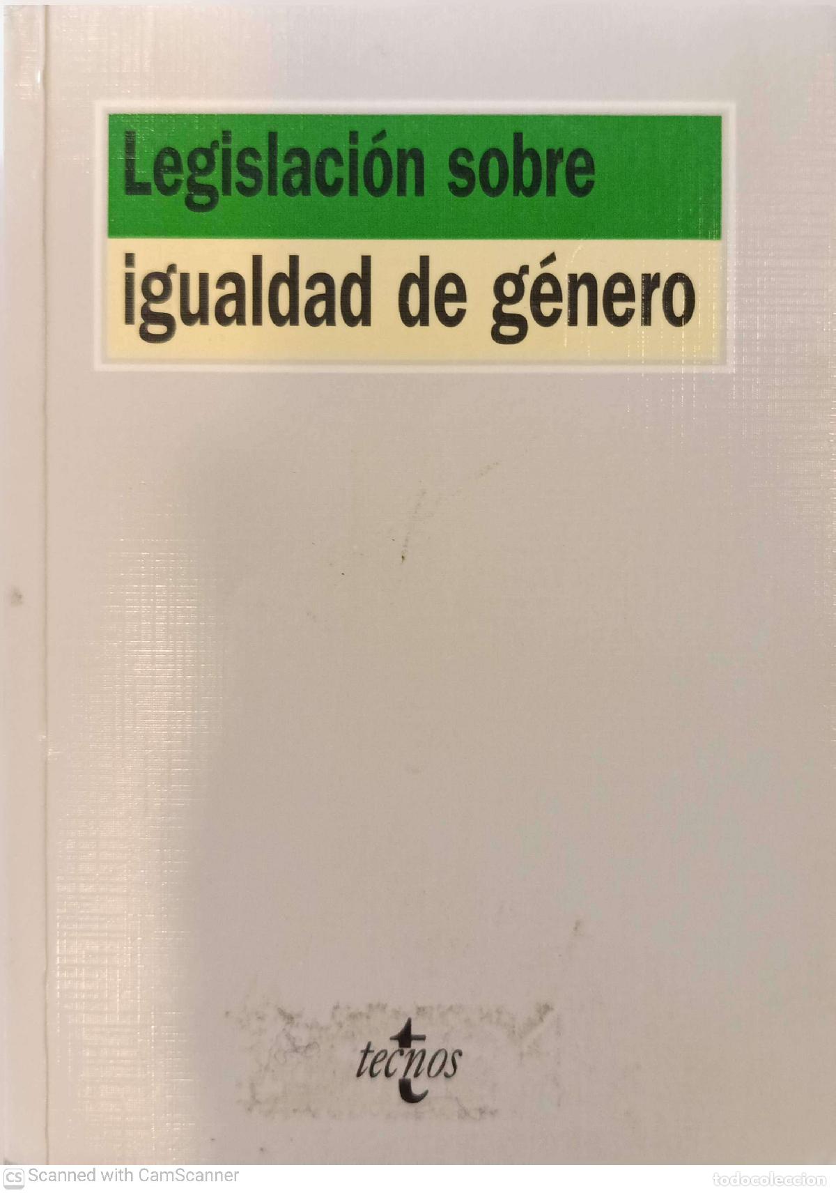 Libros: Legislaci&oacute;n sobre igualdad de g&eacute;nero - Varios
