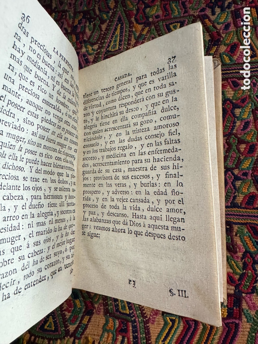 Libros: Fray Luis de Le&oacute;n La perfecta casada 1786 - Foto 2