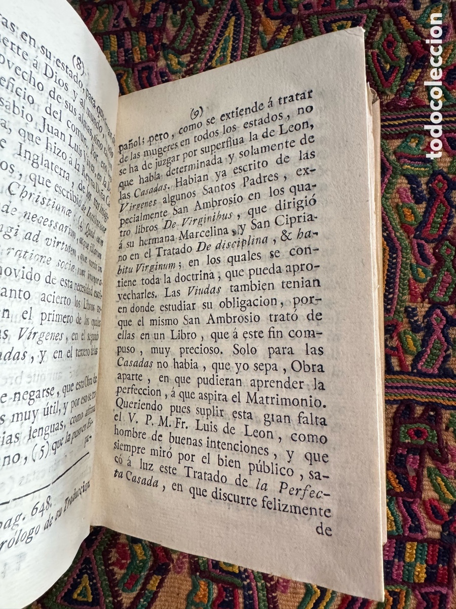 Libros: Fray Luis de Le&oacute;n La perfecta casada 1786 - Foto 5