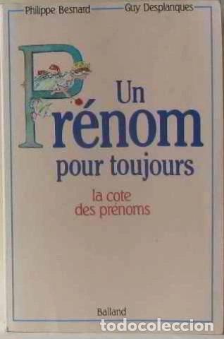 Libros: Un pr&eacute;nom pour toujours- 9782715807228