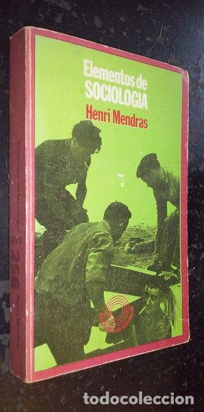 Livres: Elementos de sociolog&iacute;a- 9788472222281
