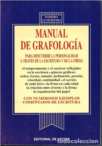 B&uuml;cher: Manual de grafolog&iacute;a- 9788431523060