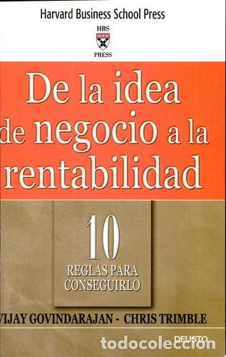 B&uuml;cher: De la idea de negocio a la rentabilidad- 9788423424450