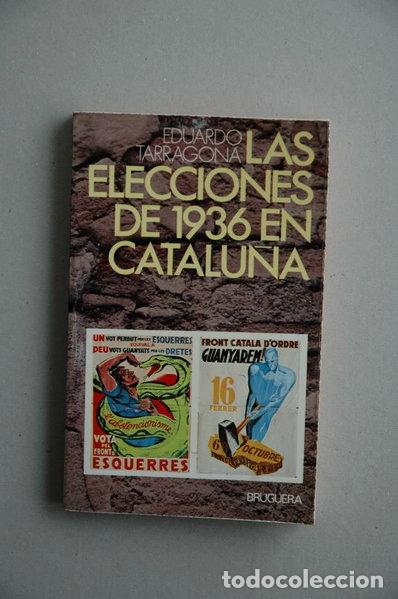 B&uuml;cher: Las Elecciones de 1936 en Catalu&ntilde;a- 9788402052070