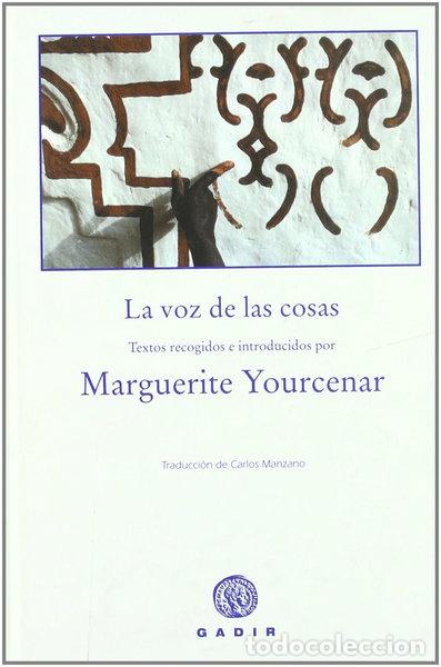 books: La voz de las cosas- 9788493443924