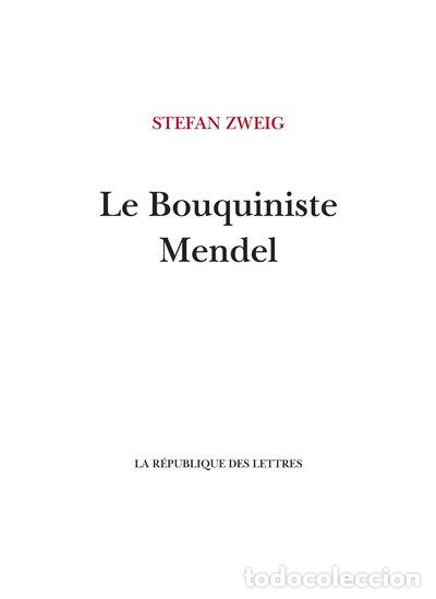 B&uuml;cher: Le bouquiniste Mendel- 9782824914381