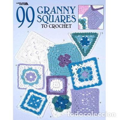 Libros: 99 Granny Squares to Crochet- 0028906030785