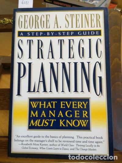 Livres: Strategic Planning- 9780684832456